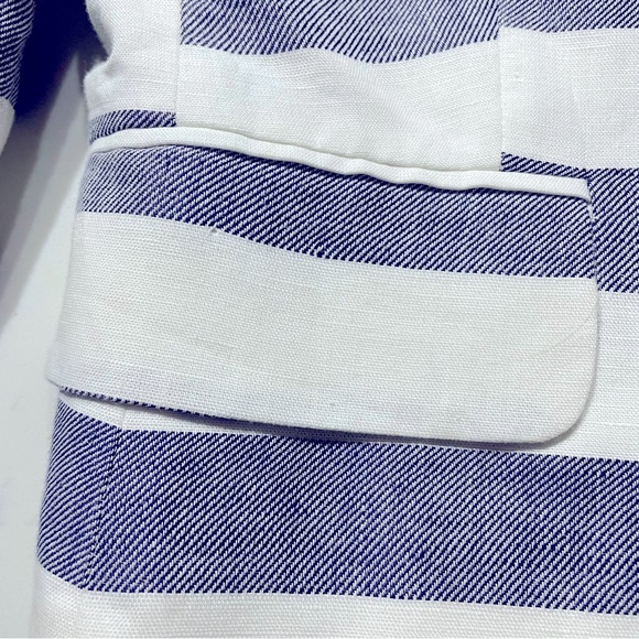 🌸3 for $30 Banana Republic Blazer stripes Nautical style size M - Picture 16 of 17